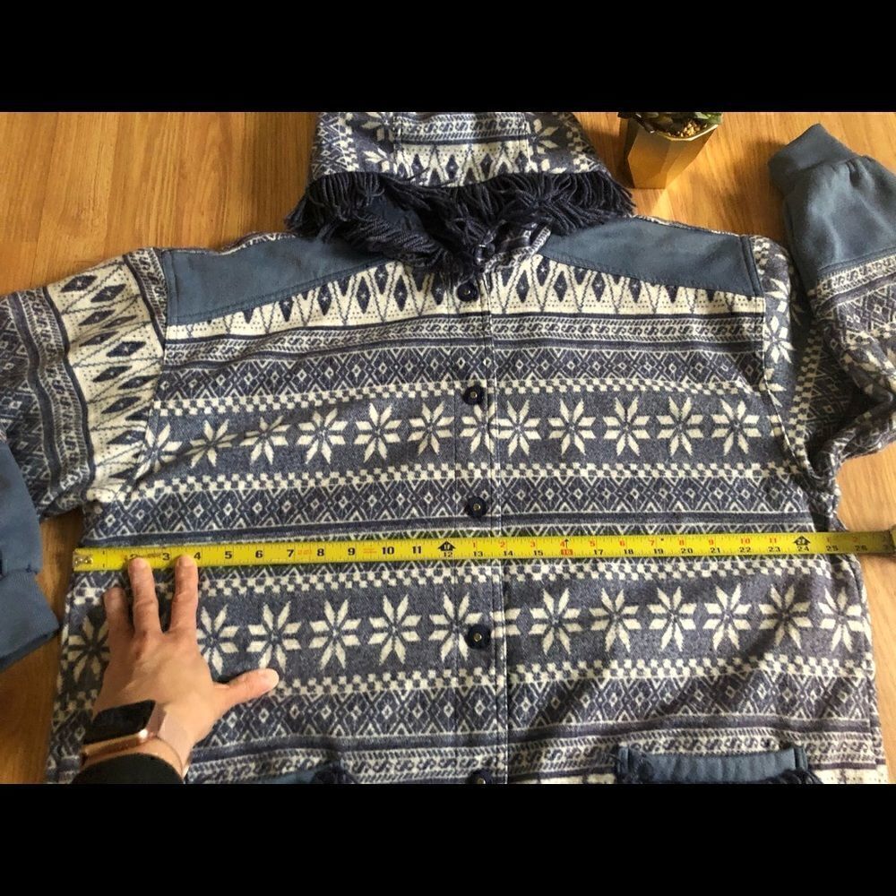 CURRENT SEEN Reversible Snowflake Jacket - Picture 7 of 10